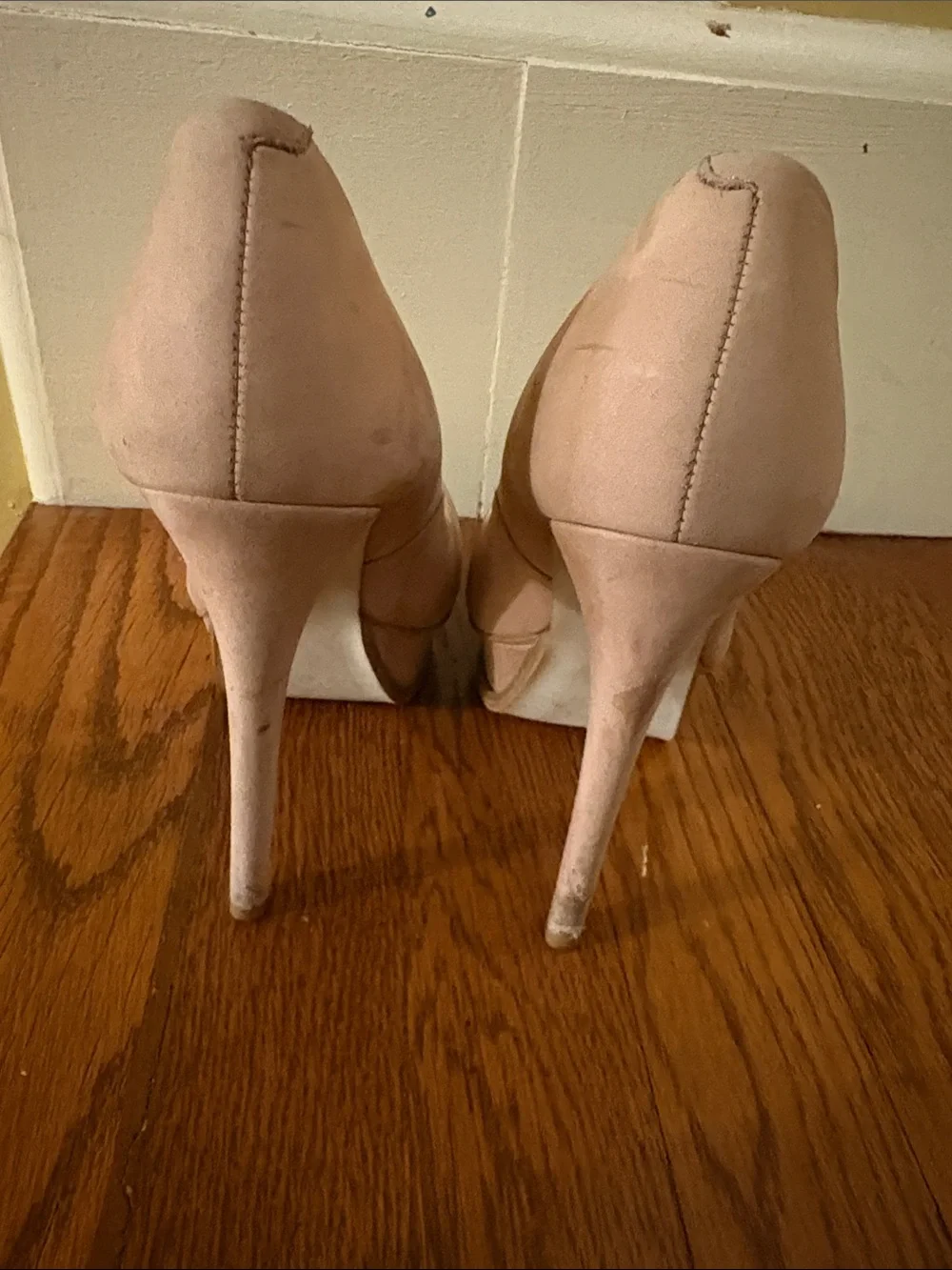 Steve Madden Women's Nude Suede Platform Classic High Heel